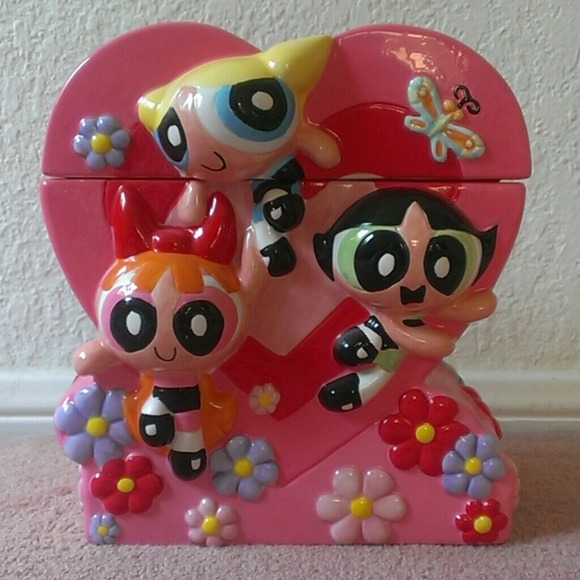 Power puff girls collectable cookie jar