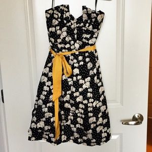 Anthropologie Cirque A-Line Dress