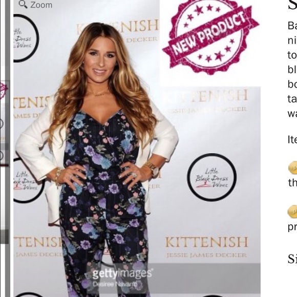 Size small kittenish jumpsuit
