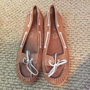 Aldo genuine leather boat shoes
