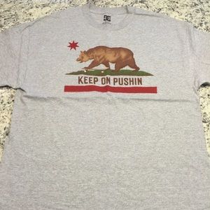 New DC "Keep on Pushin" shirt