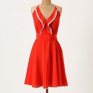Anthropologie Savoy Gull Wing Dress