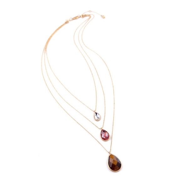 • SALE • Last 1 • 3 Layers Multicolored Necklace • - Picture 3 of 3