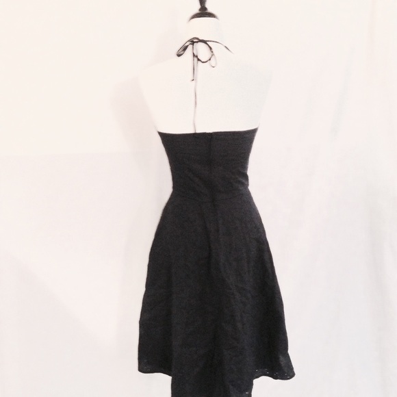 ❌SOLD❌ RUBY ROX Black Eyelet Halter Dress - Picture 4 of 4