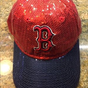 Pink brand new Boston Red Sox bling new era hat