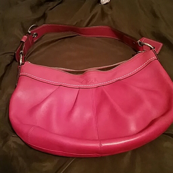 Medium Pink coach bag