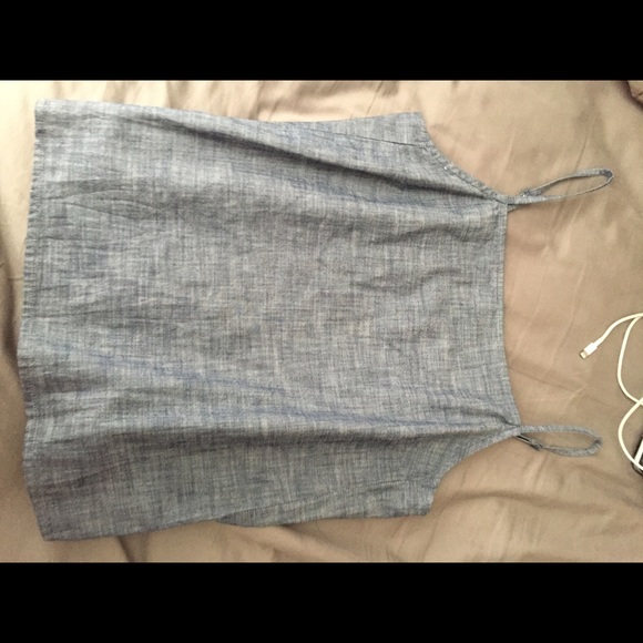 Denim gap tank top
