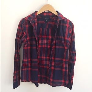 Tommy Hilfiger Button Up, Plaid, Size Small