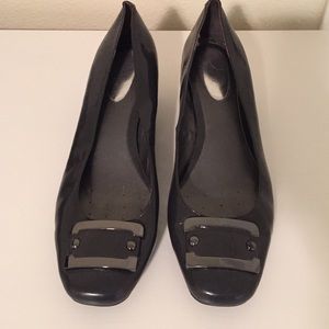 Gray Anne Klein wedge