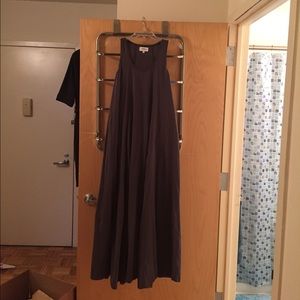 Hyden Yoo New York cotton slate blue maxi