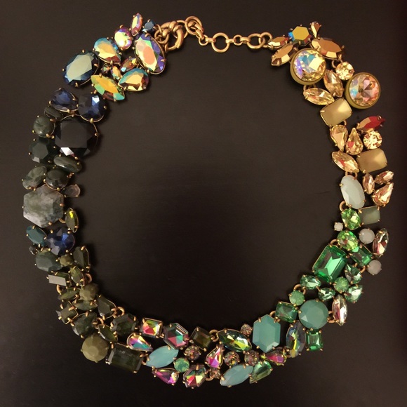J.Crew Necklace Ombré Crystal Necklace