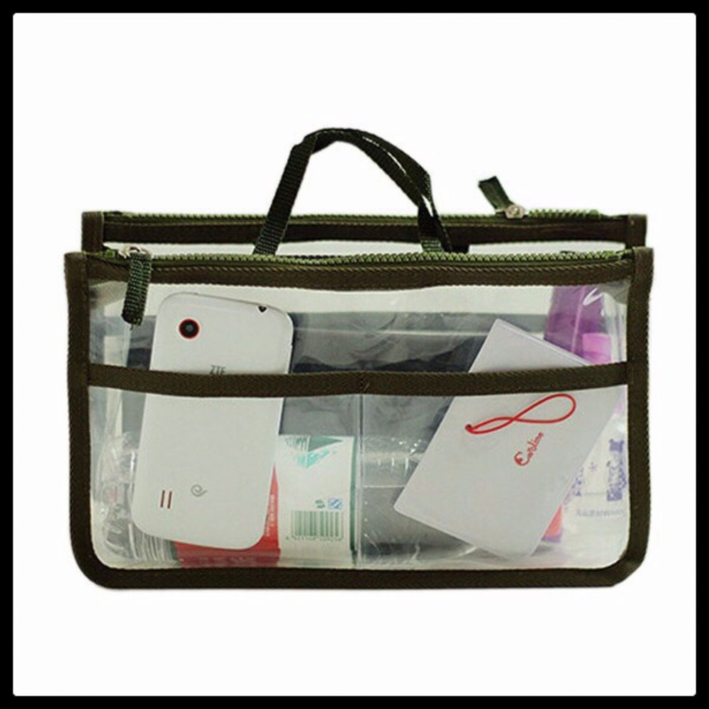 PURSE INSERT/MAKEUP/TRAVEL ORGANIZER