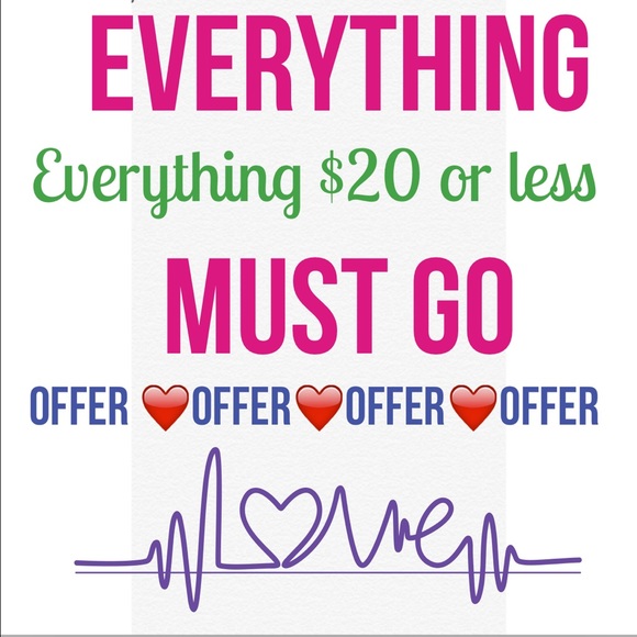 Everything MUST GO❤️