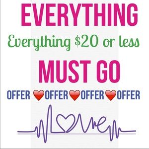 Everything MUST GO❤️