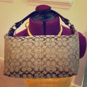 Coach Signature Monogram Mini Bag