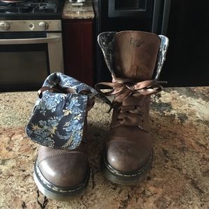 Brown doc martens; size 6 (barely worn)