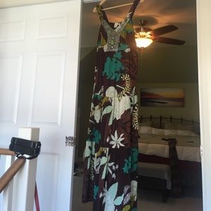 Brown/flowy dress- never worn