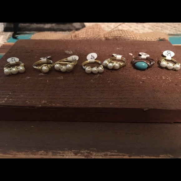 Wire wrapped boutique rings!