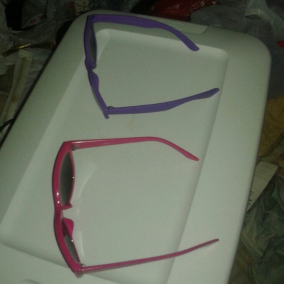 2 New colorful retro sunglasses Y2K 90s Festival / (wayfarer-style) - Picture 2 of 3