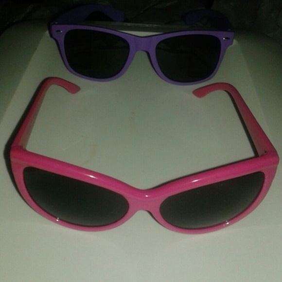 2 New colorful retro sunglasses Y2K 90s Festival / (wayfarer-style) - Picture 3 of 3