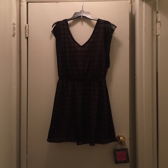 Black lace dress