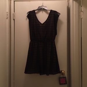 Black lace dress
