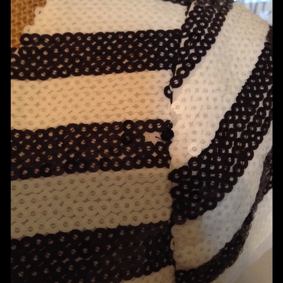 Striped sequin top - Picture 4 of 4