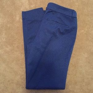 Royal blue textured pixie pants - 2