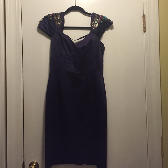 Jewel Tone Karen Millen Cocktail Dress! - Picture 4 of 4