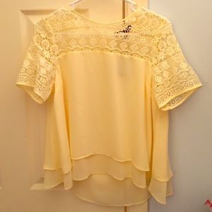 Crochet yellow top💛