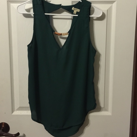 Hunter green blouse!