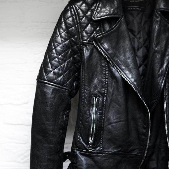 Used AllSaints Leather jacket "The Walker" - Picture 2 of 4