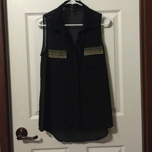 Black blouse sz medium