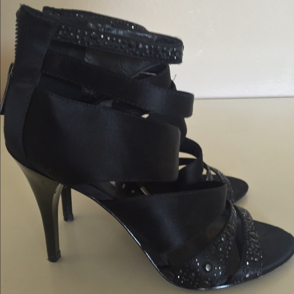 BCBG Max Azria Satin Evening Heels