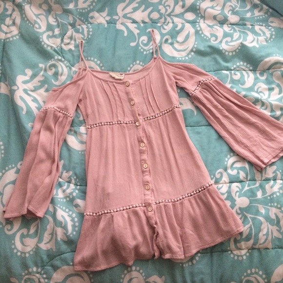 Pink Off Shoulder Blouse