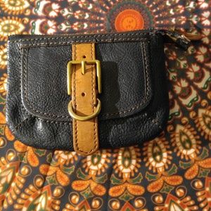 Fossil small zip wallet pouch