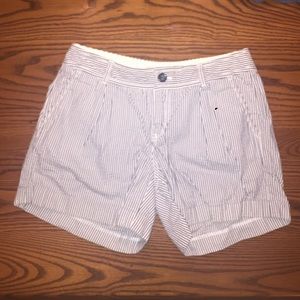 Banana Republic - White and Blue Shorts