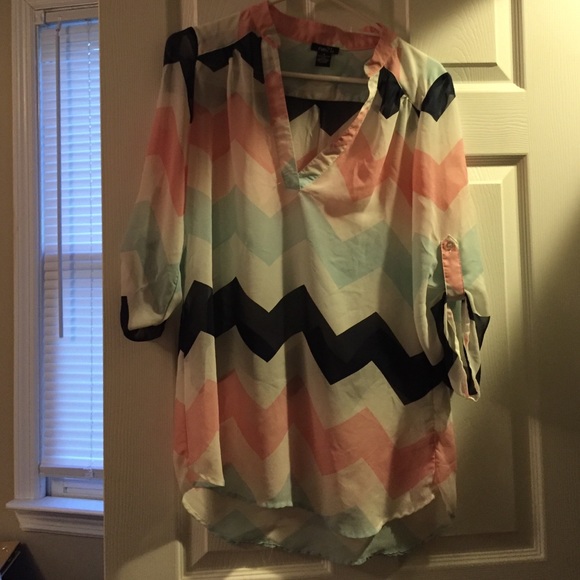 Multi colored blouse