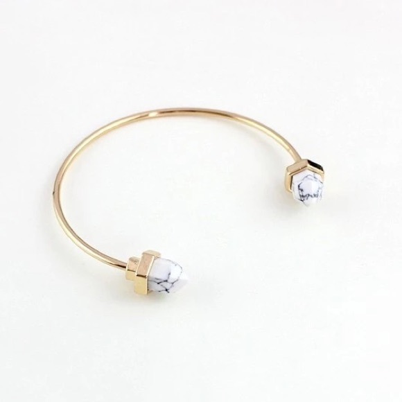 ♡HP♡⚬Marble⚬Cuff Bracelet - Picture 2 of 2