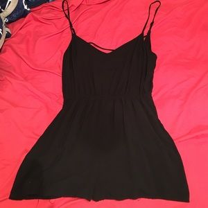 H&M cross cross back romper.