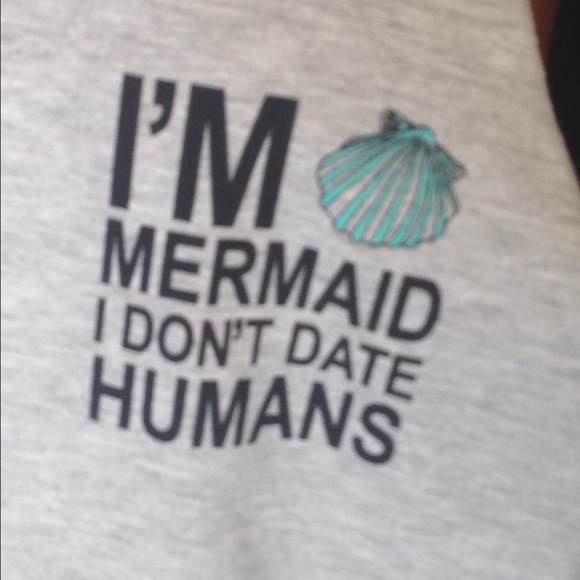 !SALE! I'm a mermaid crop top - Picture 2 of 4