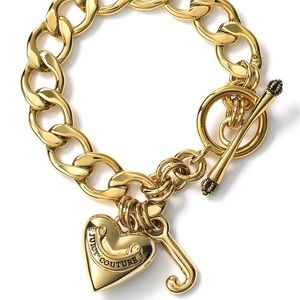 Juicy Couture Gold Starter Charm Bracelet
