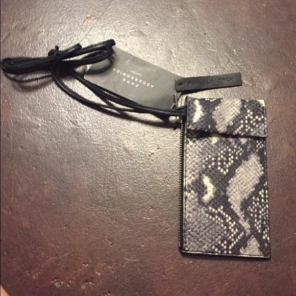 NWT Authentic Leather Snakeskin Bag