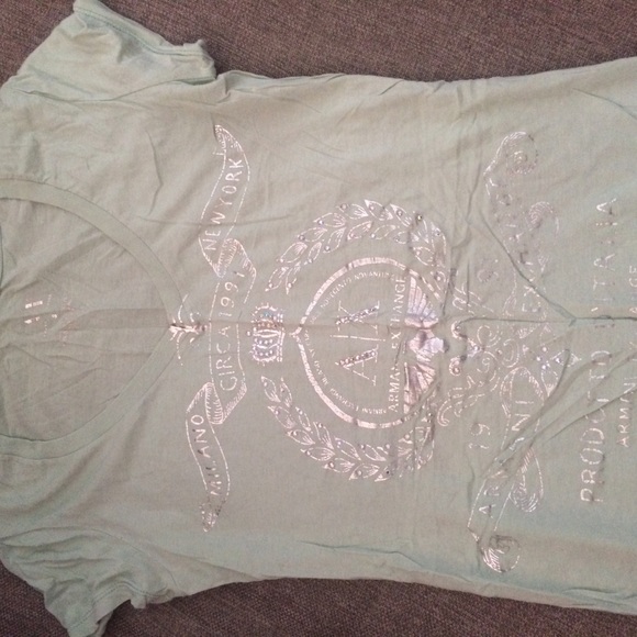 Armani Exchange logo shirt