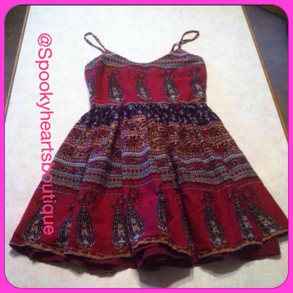 Forever 21 Dresses & Skirts - 🔴final tribal print Spring dress warm colors M-
