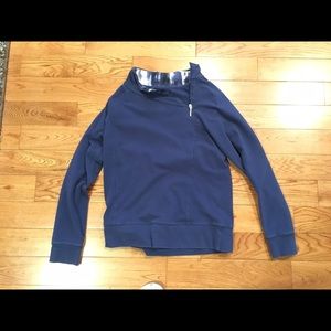 NY&Co asymmetric zip pullover