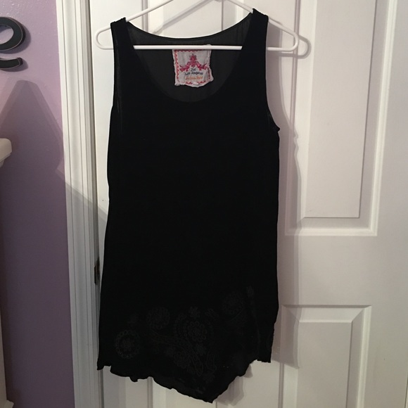 Johnny Was velvet tank dress
