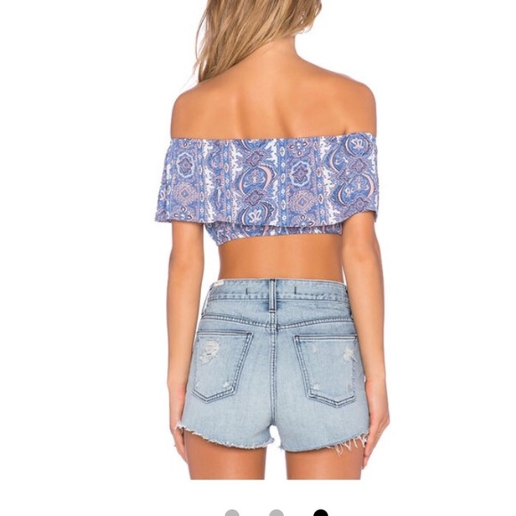Le salty label magnolia crop top LG - Picture 2 of 3