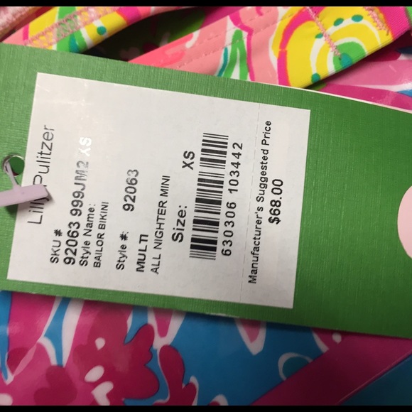 NWT Lilly Pulitzer Bikini Top - Picture 2 of 3