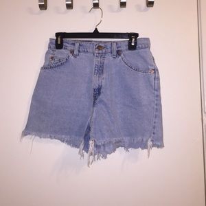 Levi's cutoff shorts